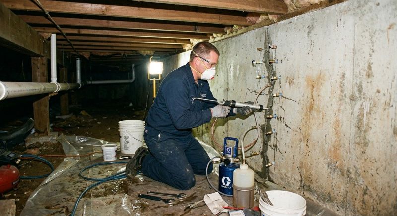 Basement Foundation Repair in Fall River, MA