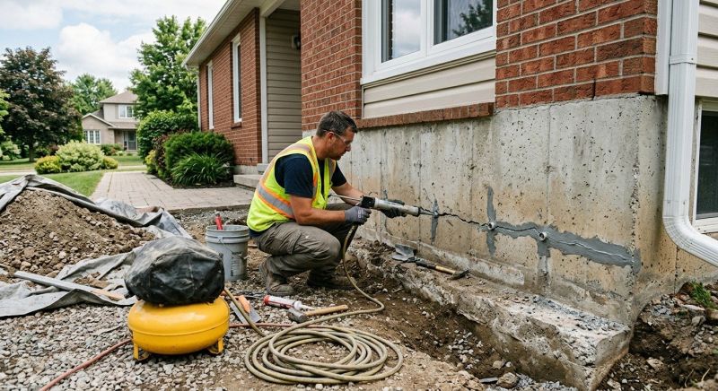 Basement Foundation Repair in Jamestown, RI