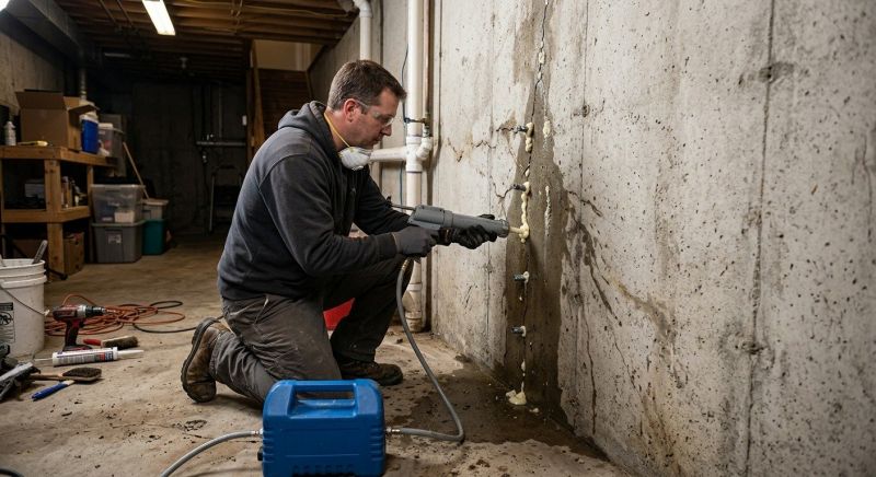 Basement Foundation Repair in Marion, MA