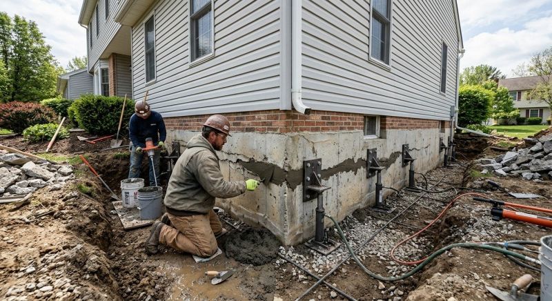 Basement Foundation Repair in Rehoboth, MA