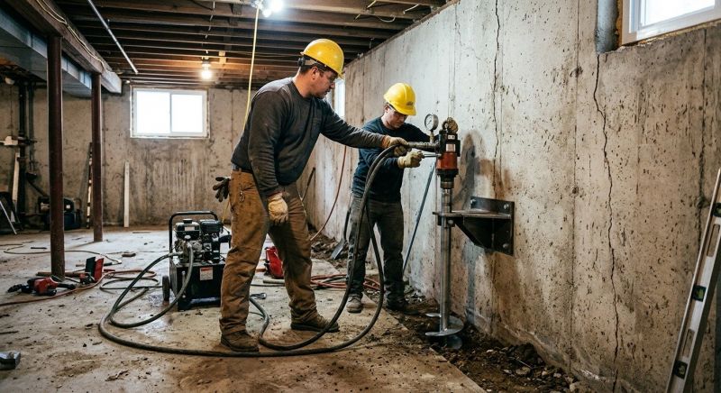 Basement Stabilization in North Dartmouth, MA