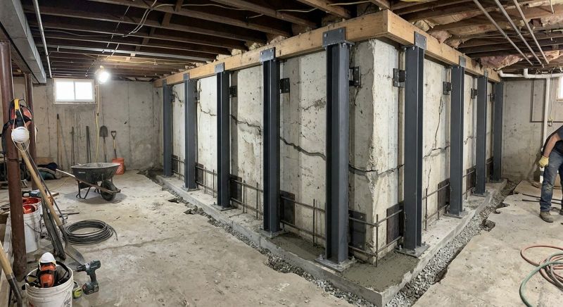 Basement Stabilization in North Dartmouth, MA