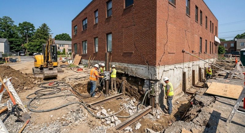Building Foundation Repair in Falmouth, MA