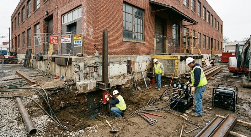 Building Foundation Repair in Taunton, MA