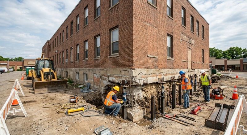 Commercial Foundation Repair in North Dartmouth, MA