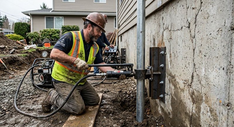 Concrete Foundation Leveling in Rochester, MA
