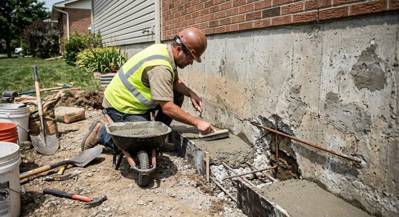 Concrete Foundation Repair in West Wareham, MA