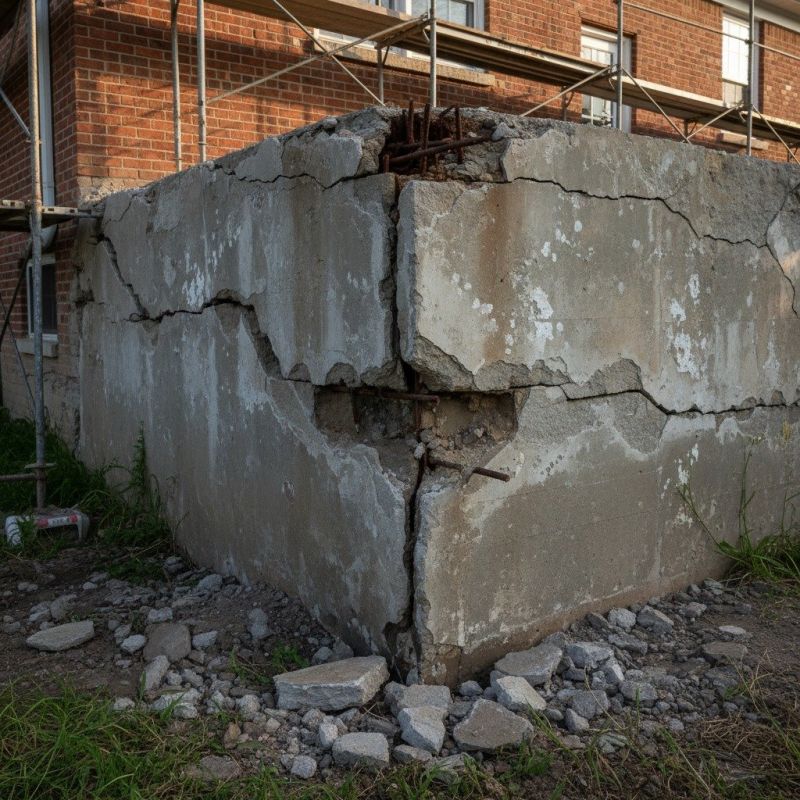 Cracked Foundation Repair in Dighton, MA