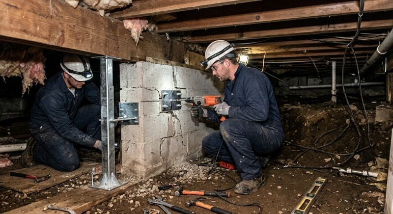 Crawlspace Foundation Repair in North Dartmouth, MA