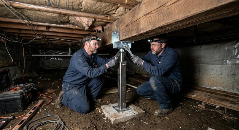 Crawlspace Foundation Repair in Mattapoisett, MA