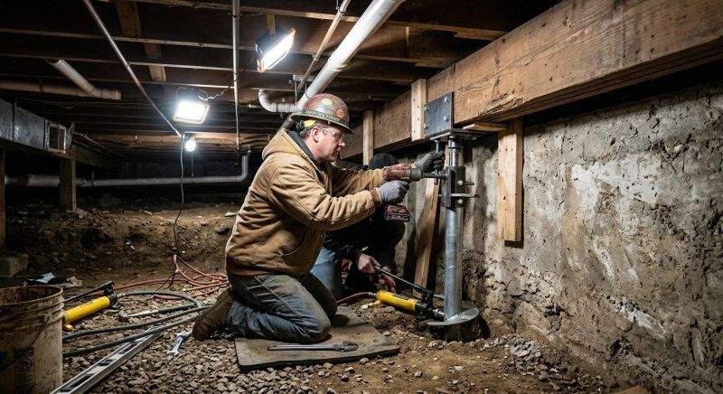 Crawlspace Foundation Repair in Wareham, MA