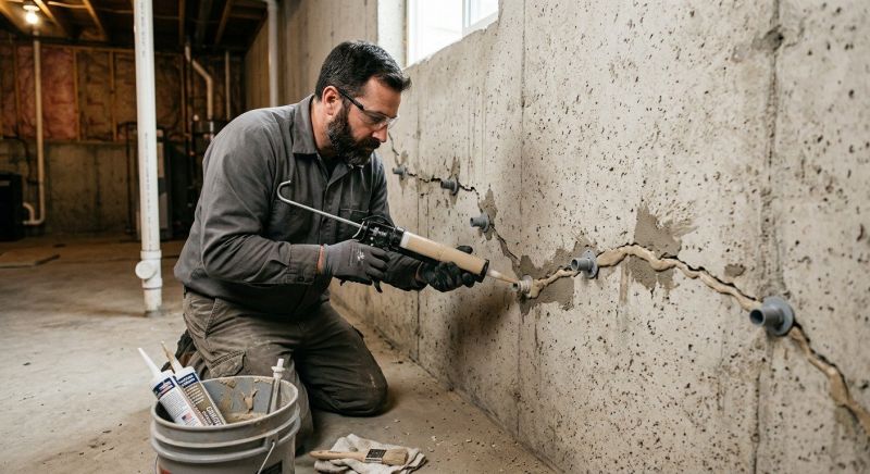 Foundation Cracks Repair in North Dartmouth, MA