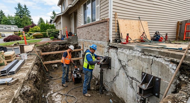 Foundation Damage Repair in East Taunton, MA