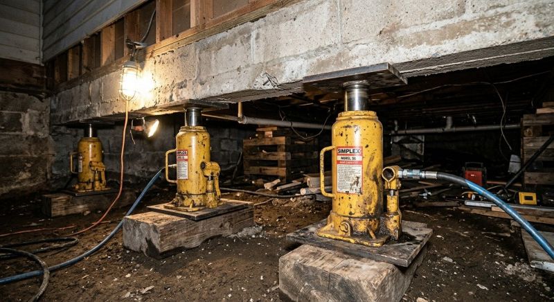 Foundation Jacking in East Falmouth, MA