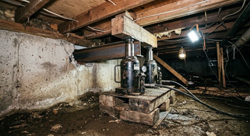 Foundation Jacking in Fall River, MA
