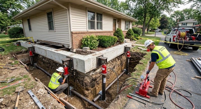 Foundation Jacking in North Dartmouth, MA