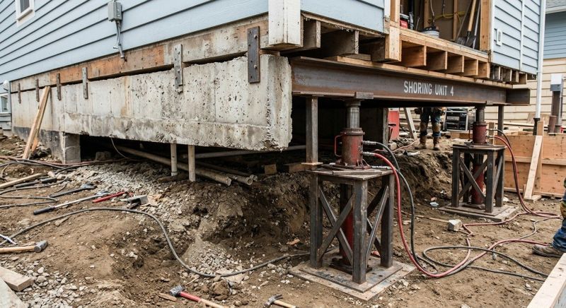 Foundation Jacking in Rehoboth, MA