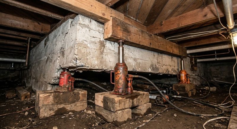 Foundation Jacking in Riverside, RI