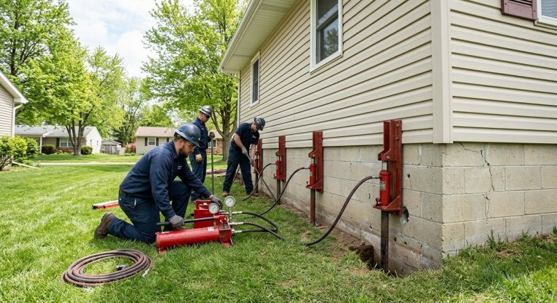 Foundation Jacking in Taunton, MA