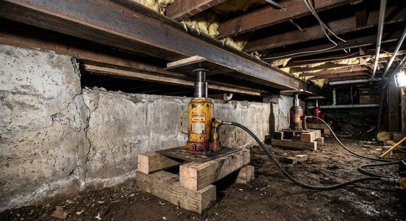 Foundation Jacking in Wareham, MA