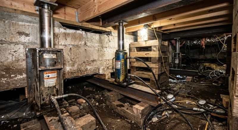Foundation Jacking in Warren, RI