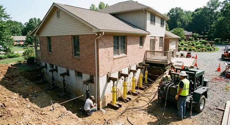 Foundation Jacking in Washington County, RI