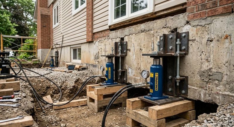 Foundation Jacking in West Wareham, MA