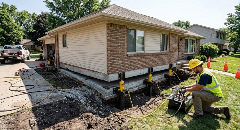 Foundation Lifting in Little Compton, RI