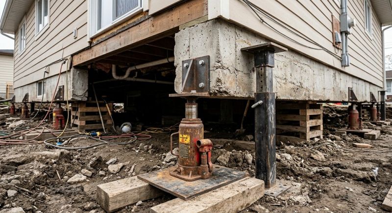 Foundation Lifting in New Bedford, MA