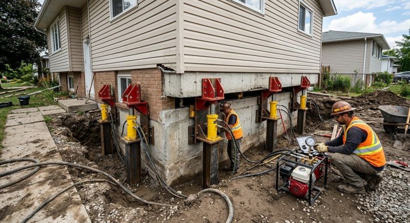 Foundation Lifting in Warwick, RI