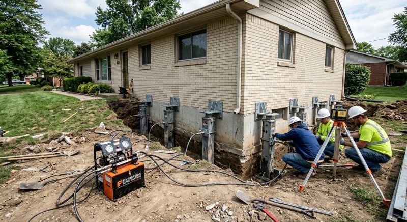 Foundation Pier Leveling in North Dartmouth, MA