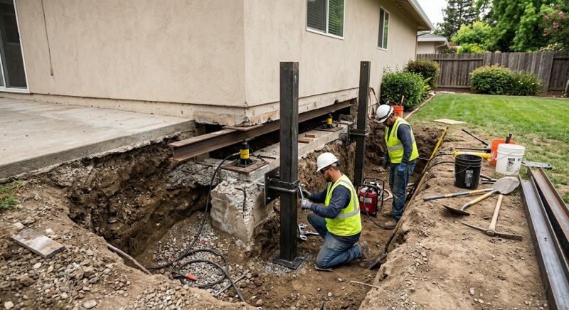 Foundation Pier Repair in North Dartmouth, MA