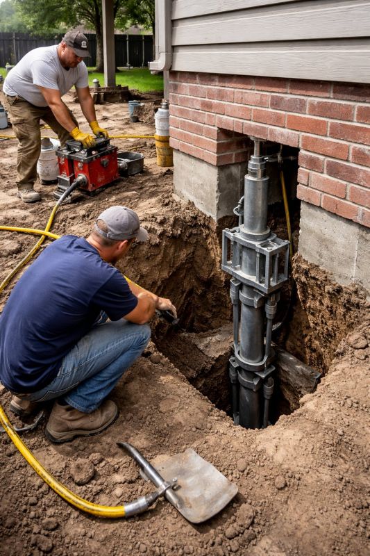 Foundation Pier Repair in North Dartmouth, MA