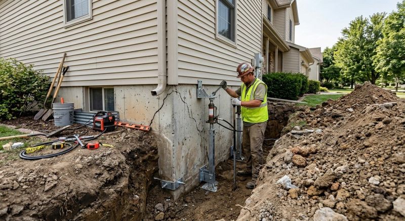 Foundation Stabilizing in Norton, MA