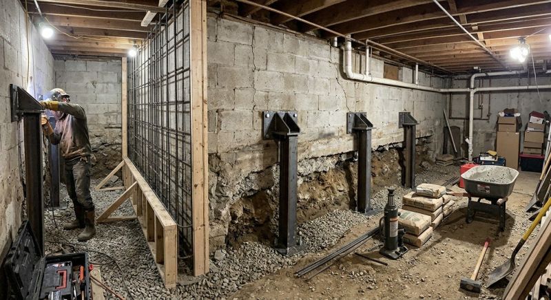 Foundation Strengthening in North Dartmouth, MA