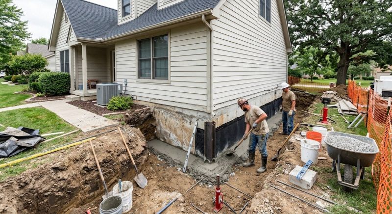 House Foundation Repair in North Dartmouth, MA