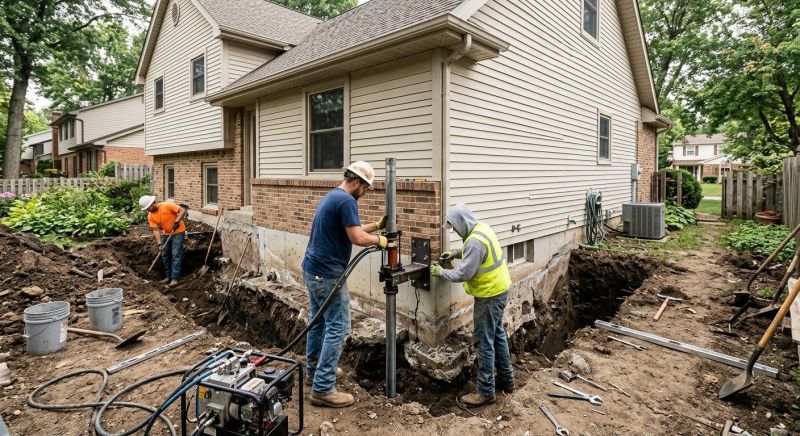 House Foundation Repair in Riverside, RI