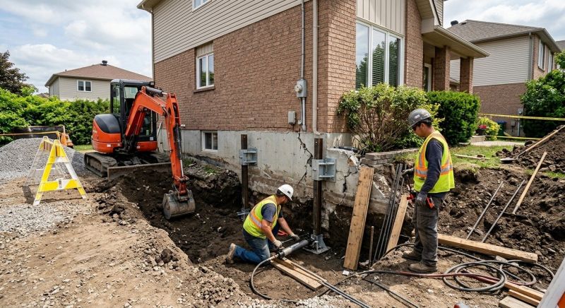 House Foundation Repair in West Wareham, MA