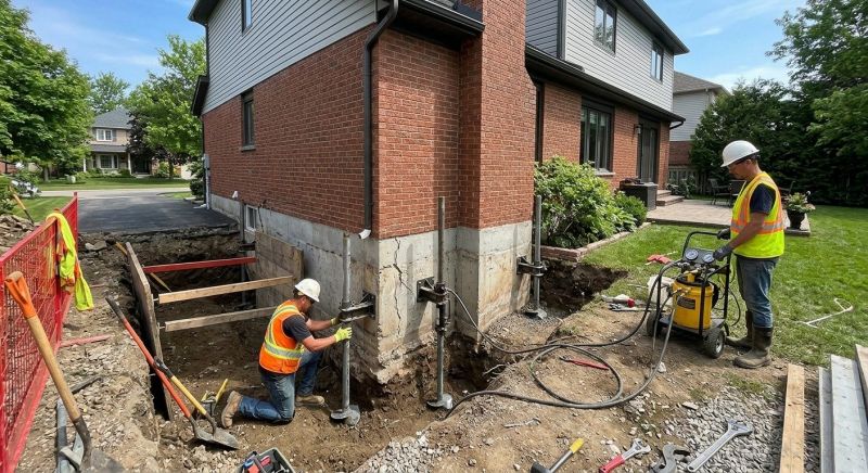 House Underpinning in North Dartmouth, MA
