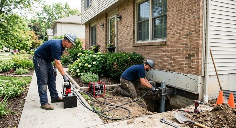 Settling Foundation Service in West Wareham, MA