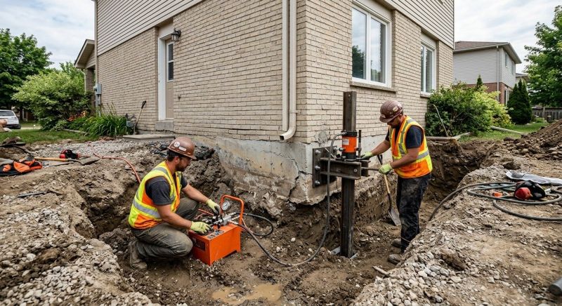 Sinking Foundation Lifting in North Dartmouth, MA