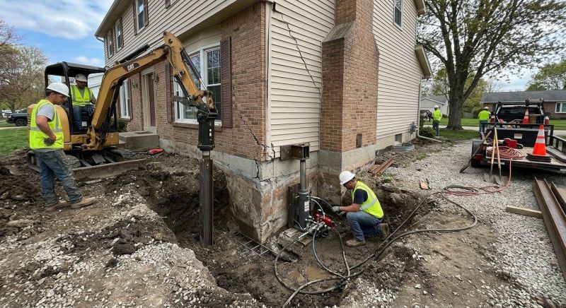 Sinking Foundation Repair in North Falmouth, MA