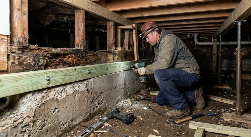 Slab Foundation Repair in North Dartmouth, MA