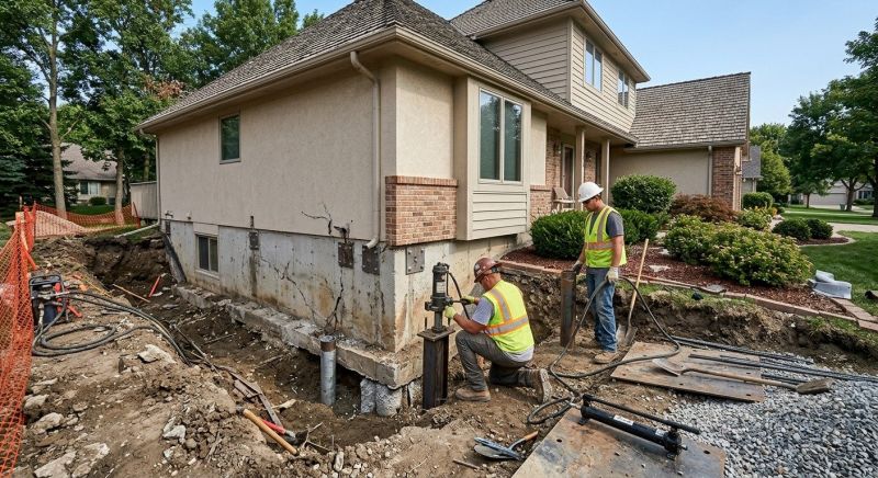 Structural Foundation Repair in Bridgewater, MA
