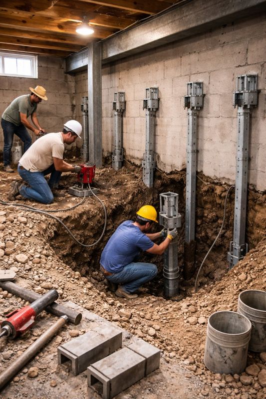 Structural Underpinning in North Dartmouth, MA