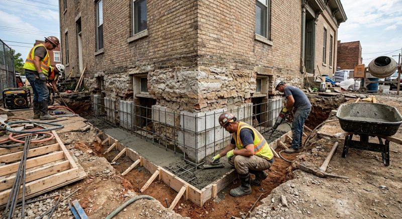 Underpinning Repair in North Dartmouth, MA